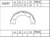 TOYOT 4653060010 Brake Shoe Set